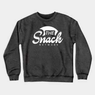The Snack Network Minimalist White Crewneck Sweatshirt